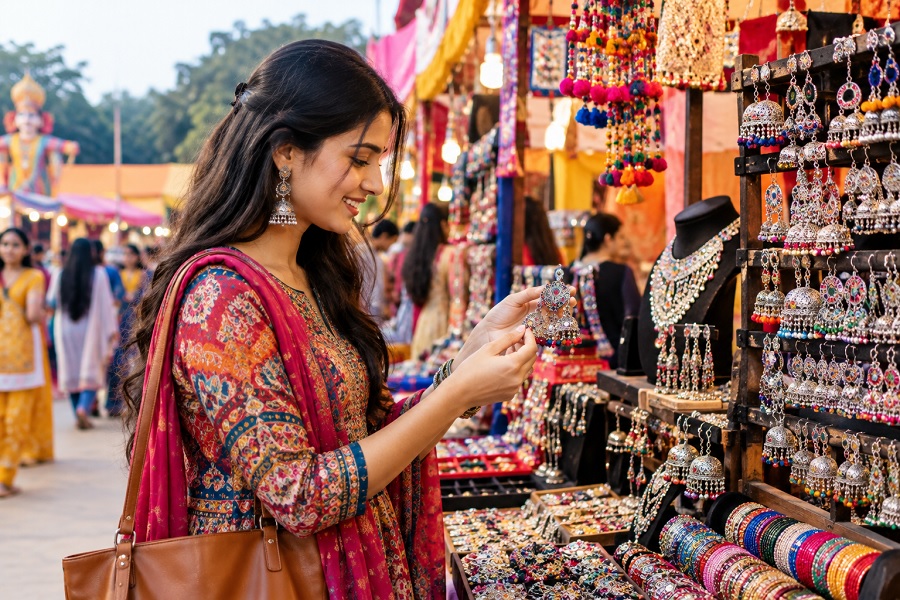 Traditional Navratri Jewellery Shopping: Discover Handmade Ornaments and Festive Accessories